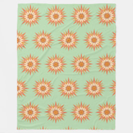 Sunburst Boho Fleece Blanket