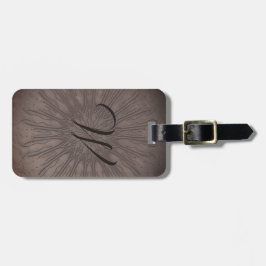 Sunburst boho mandala gepäckanhänger