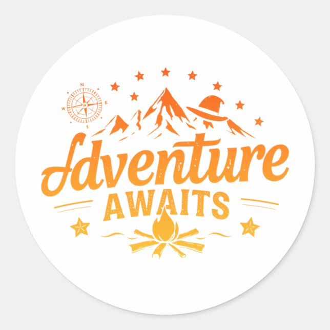 Sunburst Energy Runder Aufkleber (Vorderseite)