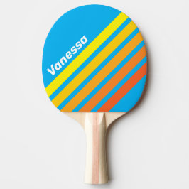 Sunburst Sea Angled Striping with Name Tischtennis Schläger
