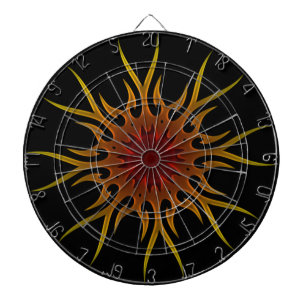 Sunburst Sun Rays Dart Board Dartscheibe