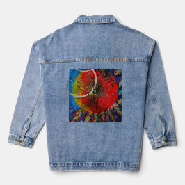 Sunburst Sunflower Jeans Jacket