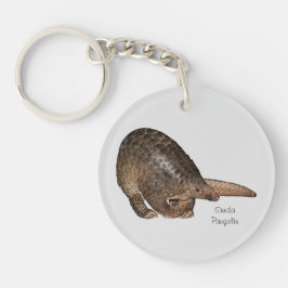 Sunda Pangolin-Acrylschlüsselkette Schlüsselanhänger