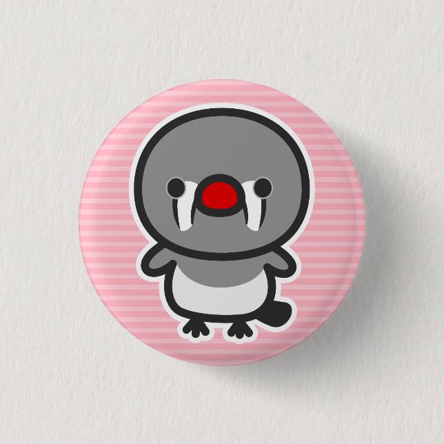 Sunda zebra Finish Button (Vorderseite)