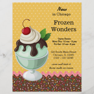 Sundae * Farbe wählen Flyer