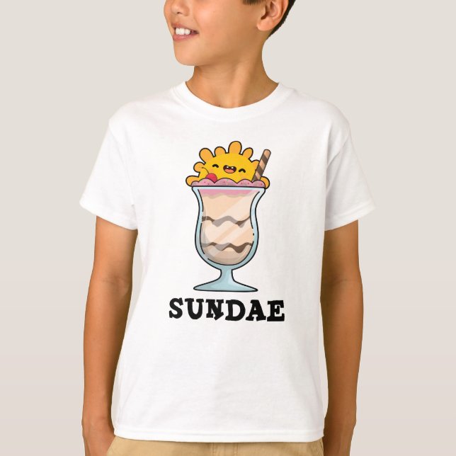 Sundae Funny Sunday Ice Cream Pub T-Shirt (Vorderseite)