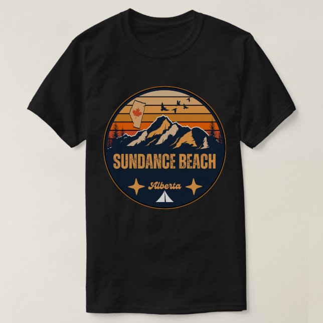 Sundance Beach, Alberta T-Shirt (Design vorne)
