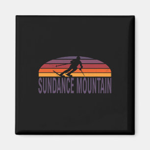 Sundance Mountain Utah Usa Ski Resort Snowboarden Magnet