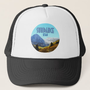 Sundance Utah Mountains Vintag Truckerkappe