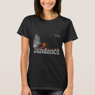 Sundance Utah Stil der 80er Jahre Vintage-Skifahre T-Shirt
