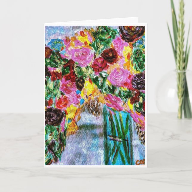 Sunday Bouquet Einladung (Vorderseite)