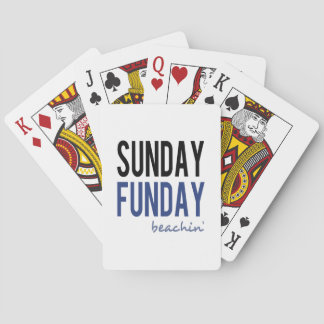 Sunday Funday Beachin' Spielkarten