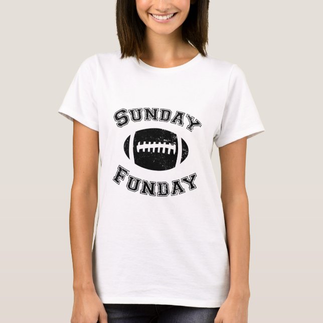 Sunday Funday Football T-Shirt (Vorderseite)
