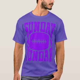 Sunday Funday Vintag Fun Day Sports Design (44) T-Shirt