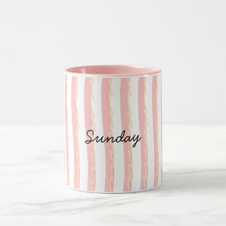 "Sunday Girls" Minimalistische Keramik-Tasse - Äst Tasse
