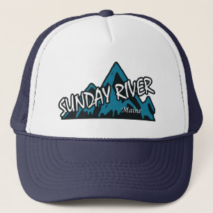 Sunday River Maine Berge Truckerkappe