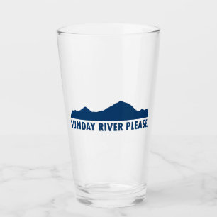 Sunday River Maine Bitte Glas