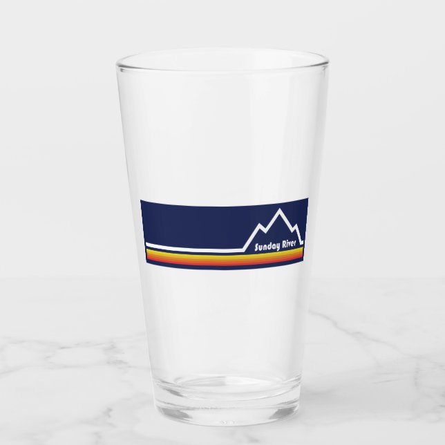 Sunday River Maine Glas (Vorderseite)