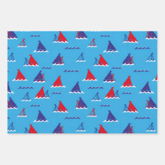 Sunday Sail Dark Geschenkpapier Set