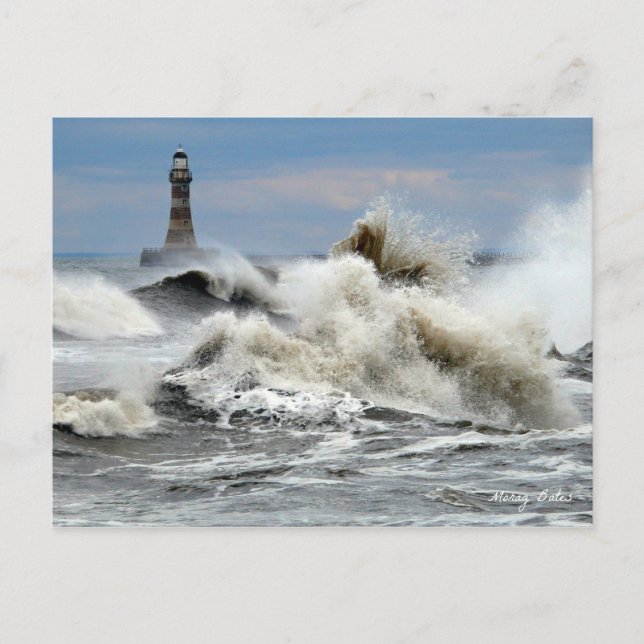 Sunderland - Roker Pier & Lighthouse Postkarte (Vorderseite)