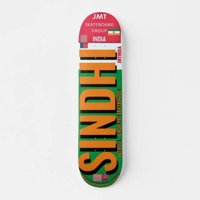 SUNDHI JMT INDIA 7 3/4" Skateboard Deck (Vorne)