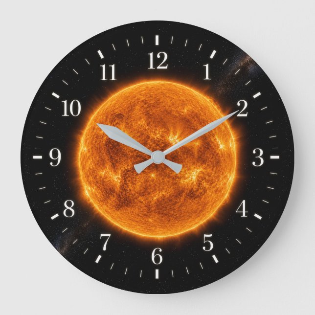 Sundial – 2026 Version Große Wanduhr (Vorderseite)
