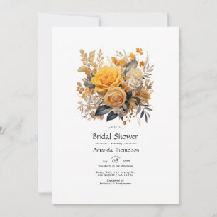 Sundial Floral Brautparty Einladung