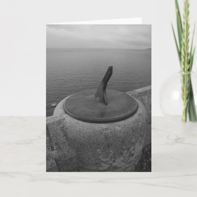 Sundial-Gruß-Karte Karte (Vorderseite)