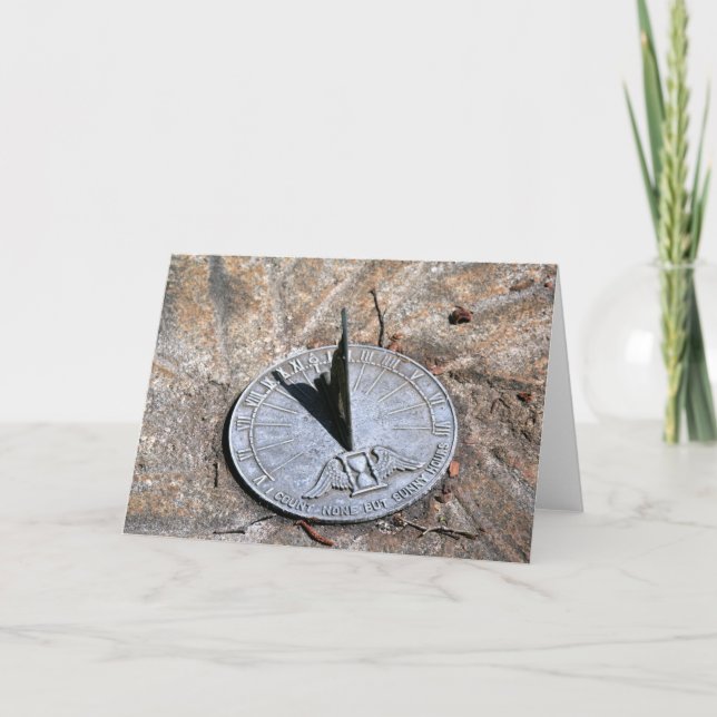 Sundial Karte (Vorderseite)