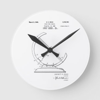 Sundial Patent Runde Wanduhr