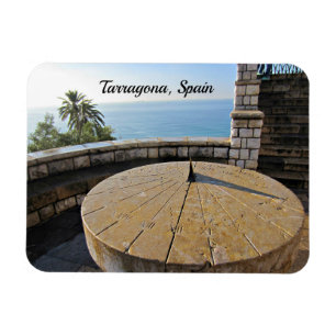 Sundial, Tarragona, Spanien Magnet