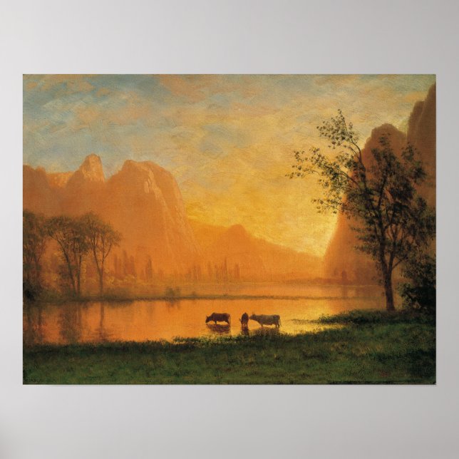 Sundown auf Yosemite Poster (Vorne)