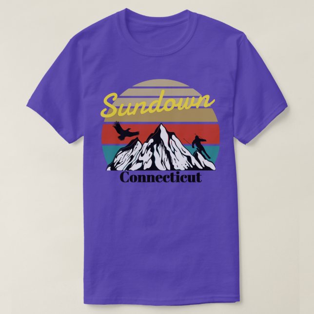 Sundown Ski Connecticut T-Shirt (Design vorne)