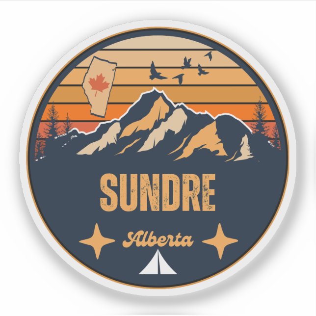 Sundre, Alberta Aufkleber (Vorderseite)