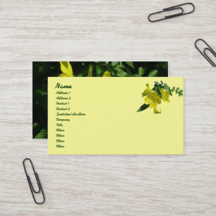 Sundrops Primrose Series Business Card Visitenkarte