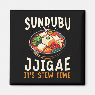 Sundubu Jjigae Asiatisches Essen Foodie Koreanisch Magnet