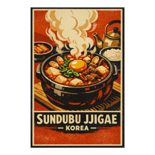 Sundubu Jjigae, Korea Reise 2026 Poster