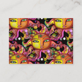 Sunface Celestial Business Card Visitenkarte