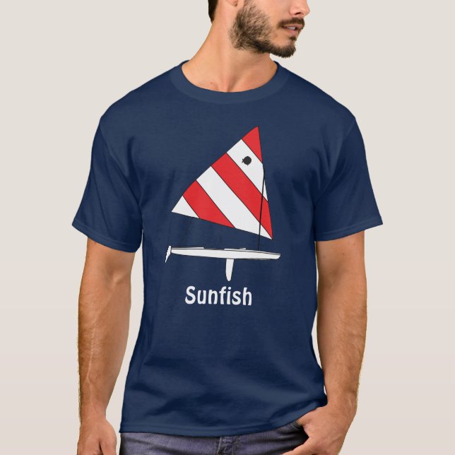Sunfish Segelboot T-Shirt (Vorderseite)