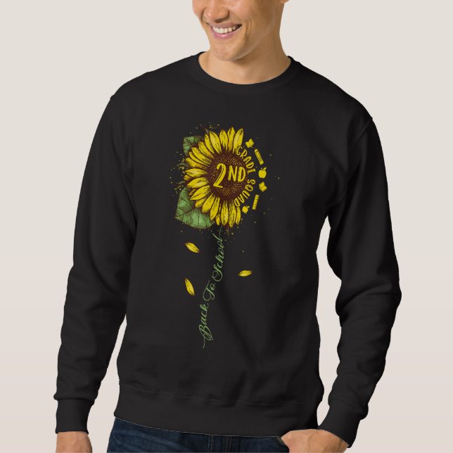 Sunflower 2. Klasse Squad Kinder Student Lehrer Sweatshirt (Vorderseite)