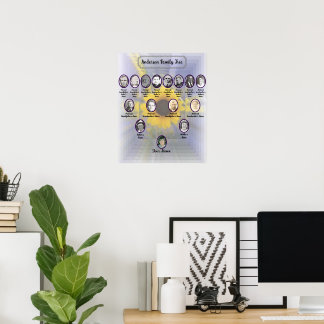 Sunflower 3D Design Grosses Oval Ancestor Fotos Poster