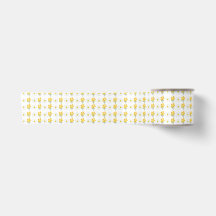 Sunflower and daisy  Satin Ribbon 