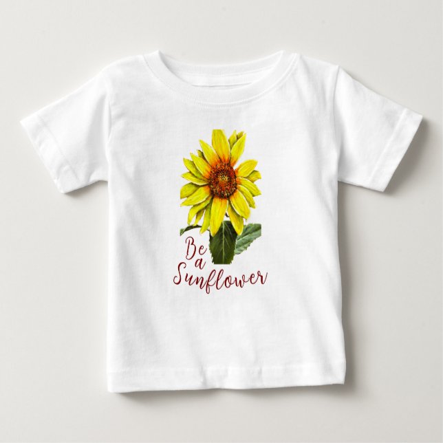 Sunflower Baby T-Shirt (Vorderseite)