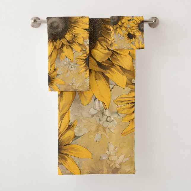 Sunflower Badhandtuch Set (Insitu)