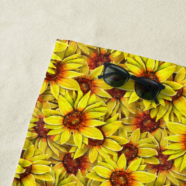 Sunflower Beach Towel Strandtuch (Beispiel)