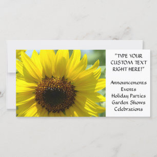 SUNFLOWER CARDS Ankündigung von Veranstaltungen Pa