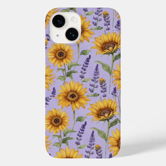SUNFLOWER Case-Mate iPhone 14 HÜLLE (Rückseite)