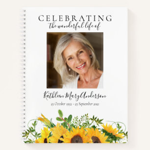 Sunflower Celebration of Life Funeral Livre d'or