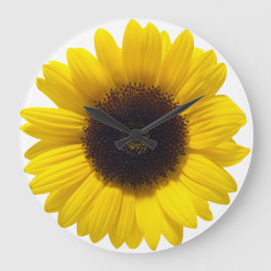 Sunflower Clock Große Wanduhr