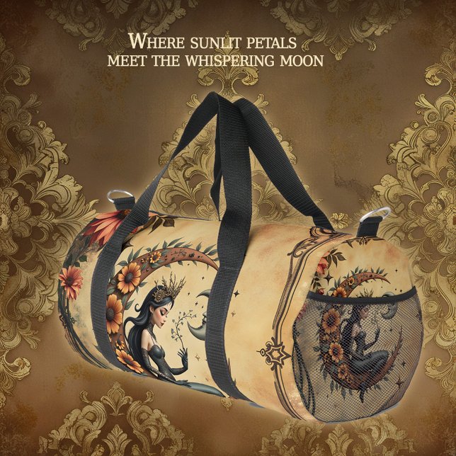 Sunflower Crescent Queen  Duffle Bag (Von Creator hochgeladen)